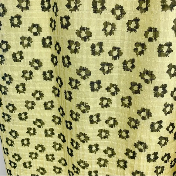 1. State Off the Shoulder Floral Print Maxi Dress Yellow Size S NWT - Picture 4 of 15